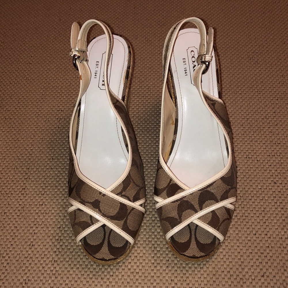 Coach Kara Espadrille Wedges Size 10 🎉HOST PICK 🎉 - Picture 2 of 9